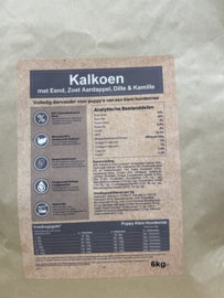 NiKaDog Puppy Mini Adult Kalkoen graanvrij Met Zoete Aardappel