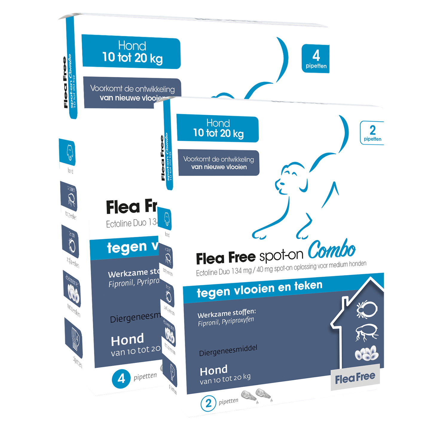 Flea Free spot on combo 10-20kg 4pip