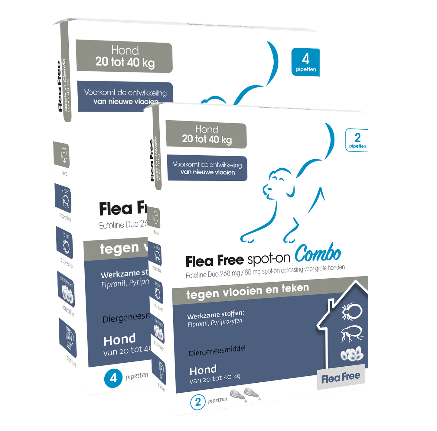 Flea Free spot on combo 20-40kg 4pip