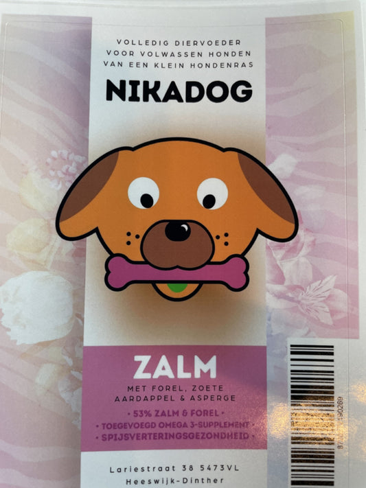 NiKaDog Mini Zalm Graanvrij Met Zoete Aardappel
