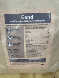 NiKaDog Mini Adult Eend Graanvrij met Zoete Aardappel