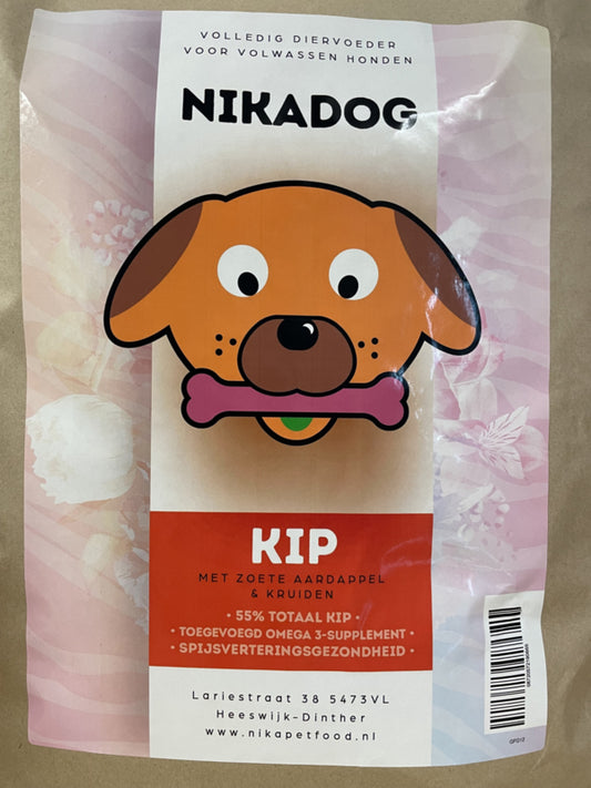 NiKaDog Adult Kip Graanvrij met Zoete Aardappel