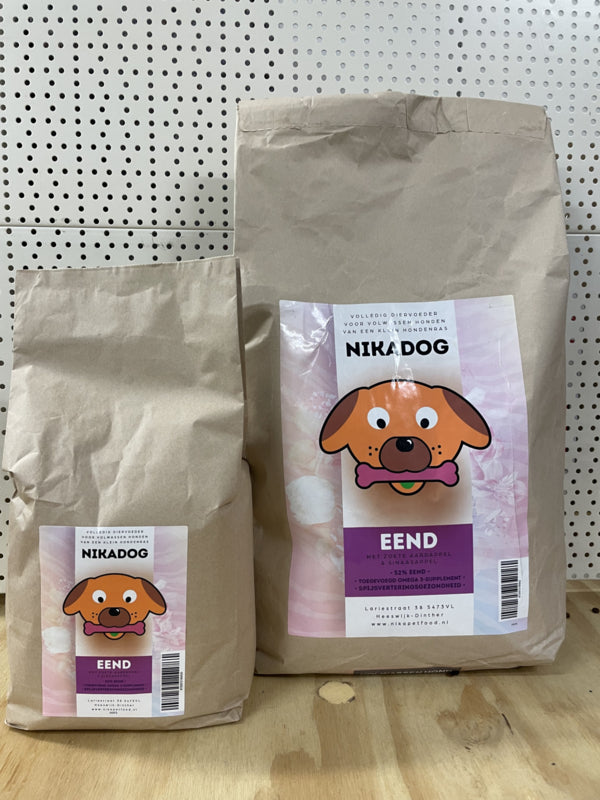 NiKaDog Mini Adult Eend Graanvrij met Zoete Aardappel