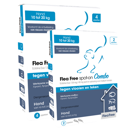 Flea Free spot on combo 10-20kg 4pip