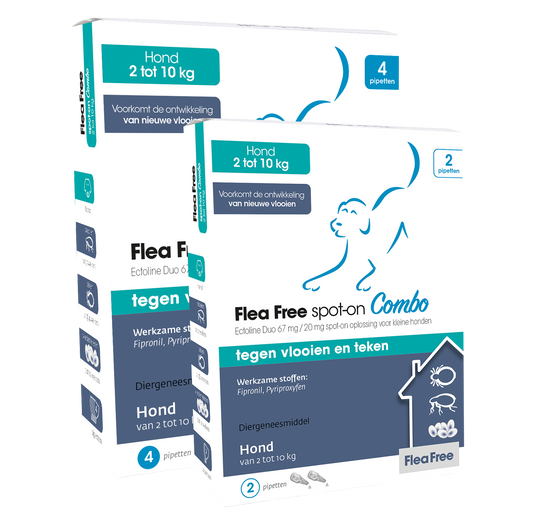 Flea free spot on combo 2-10kg 4pip