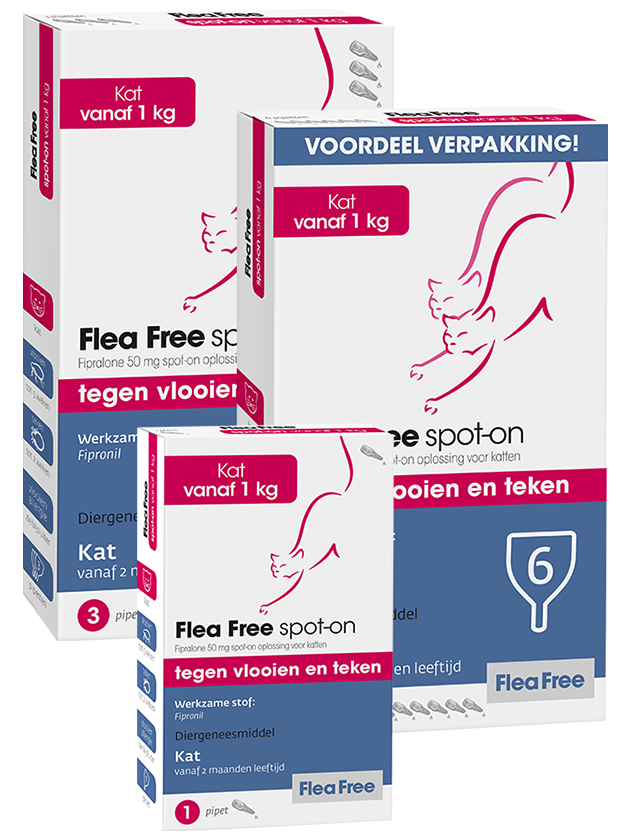 Flea Free spot on kat 1-12kg 3pip