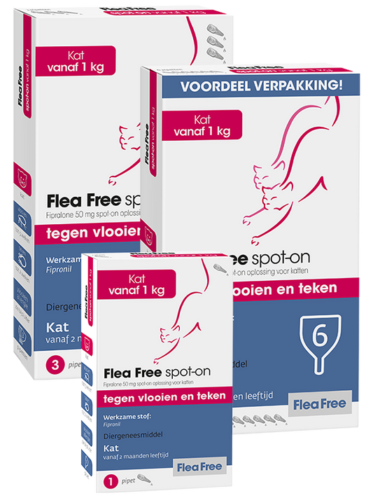 Flea Free spot on kat 1-12kg 3pip
