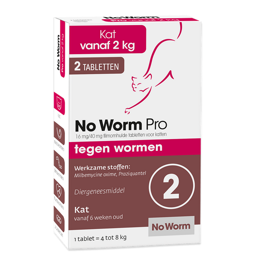No worm kat 2 tot 12kg