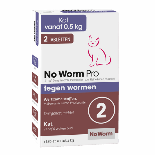 No worm  1 tot 2kg